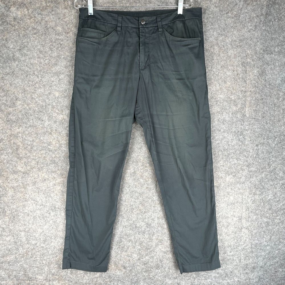 Lululemon Mens ABC Pants Size 34x30 Gray Warpstreme Classic Golf Stretch Casual